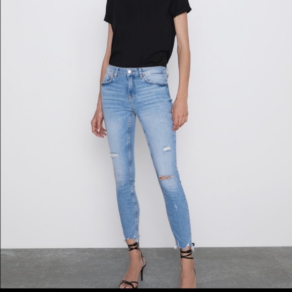 ZARA THE MULTIDAMAGES SKINNY JEANS - Picture 3 of 13